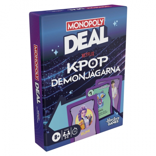 Monopoly Deal K-pop Demon Hunters (SWE) ryhmässä SEURAPELIT / Korttipelit @ Spelexperten (803272)