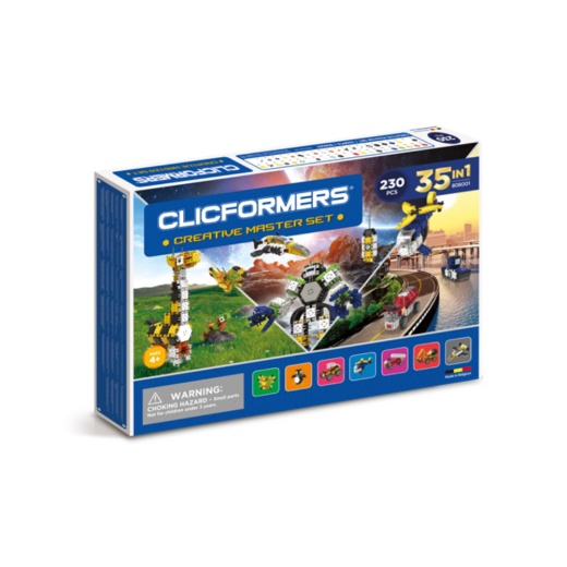 Clicformers - Creative Master Set - 230 osaa ryhmässä LELUT / Rakennuspalikat / Clics @ Spelexperten (808001)