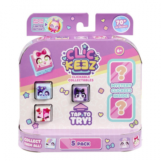 Clickeez Clickable Collectibles 5-pakkaus ryhmässä LELUT / Fidgets @ Spelexperten (82025026)