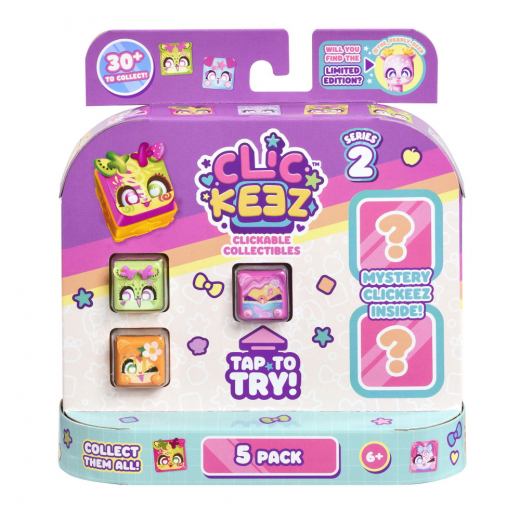Clickeez Clickable Collectibles #2 5-pakkaus ryhmässä LELUT / Fidgets @ Spelexperten (82026002)