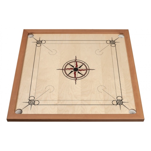 Carrom Standard Star Black-Red ryhmässä PÖYTÄPELIT / Carrom @ Spelexperten (8210)