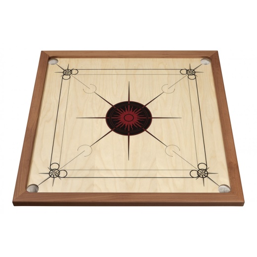 Carrom Standard Sun Black-Red ryhmässä PÖYTÄPELIT / Carrom @ Spelexperten (8215)