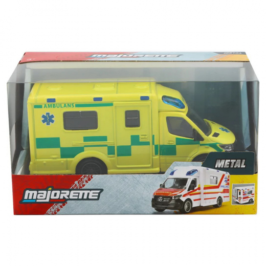 Majorette - Ruotsalainen Ambulanssi Mercedes-Benz Sprinter 1:43 ryhmässä LELUT / Leluajoneuvot @ Spelexperten (8503712005033)