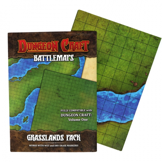Dungeon Craft: BattleMap - Grasslands ryhmässä SEURAPELIT / Tarvikkeet @ Spelexperten (85G008)