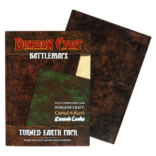 Dungeon Craft: BattleMap - Turned Earth ryhmässä SEURAPELIT / Tarvikkeet @ Spelexperten (85G010)