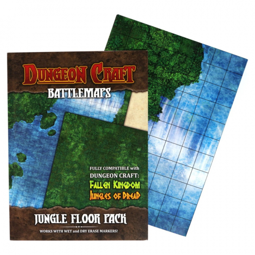 Dungeon Craft: BattleMap - Jungle Floor ryhmässä SEURAPELIT / Tarvikkeet @ Spelexperten (85G013)