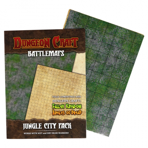Dungeon Craft: BattleMap - Jungle City ryhmässä SEURAPELIT / Tarvikkeet @ Spelexperten (85G014)