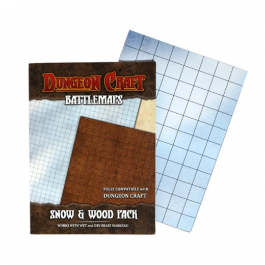 Dungeon Craft: BattleMap - Snow & Wood ryhmässä SEURAPELIT / Tarvikkeet @ Spelexperten (85G016)