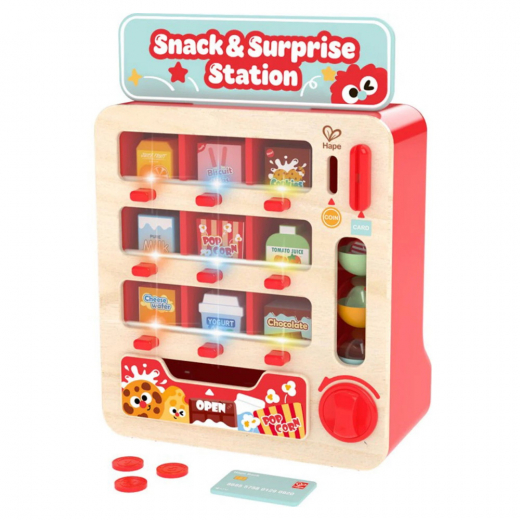 Hape Fantastic Vending Machine ryhmässä LELUT / Roolipeli / Lelukeittiö @ Spelexperten (87-3238)
