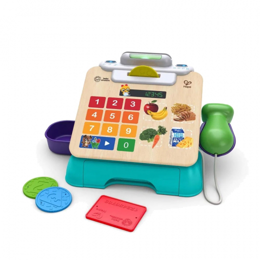 Hape Magic Touch Teeskennellä Kassakone ryhmässä LELUT / Lasten & vauvojen / Lasten ja vauvojen lelut @ Spelexperten (87-80091445)