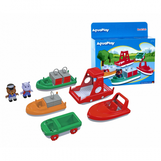 Aquaplay Boat Set ryhmässä LELUT / Vesileikkikalut / Aquaplay @ Spelexperten (8700000272)