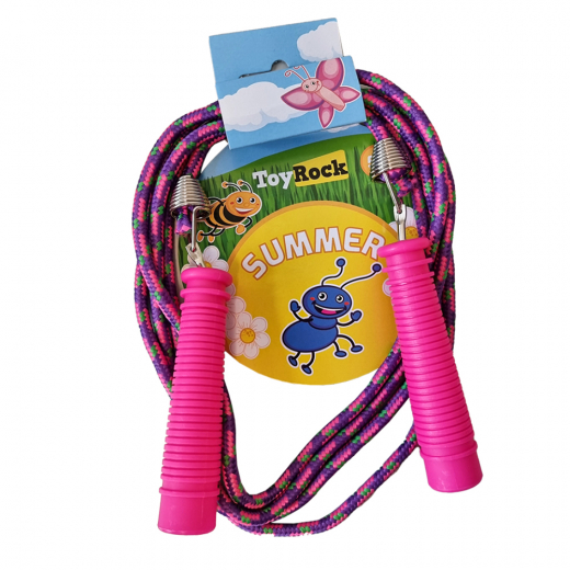 Jump Rope 4 m - Pink ryhmässä LELUT / Ulkoleikit @ Spelexperten (90050110-2)