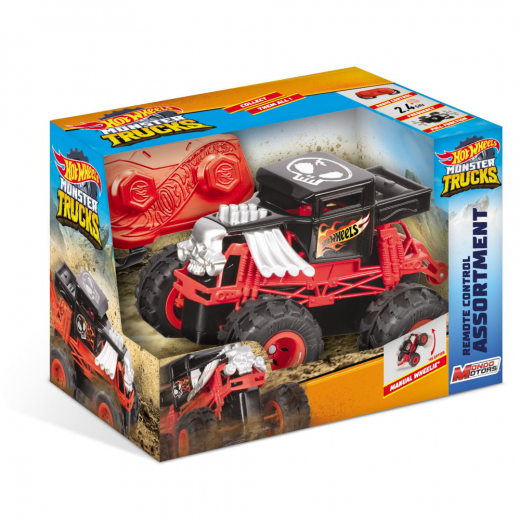 Hot Wheels - Radio-ohjattu Monster Truck ryhmässä LELUT / RC @ Spelexperten (90165021)