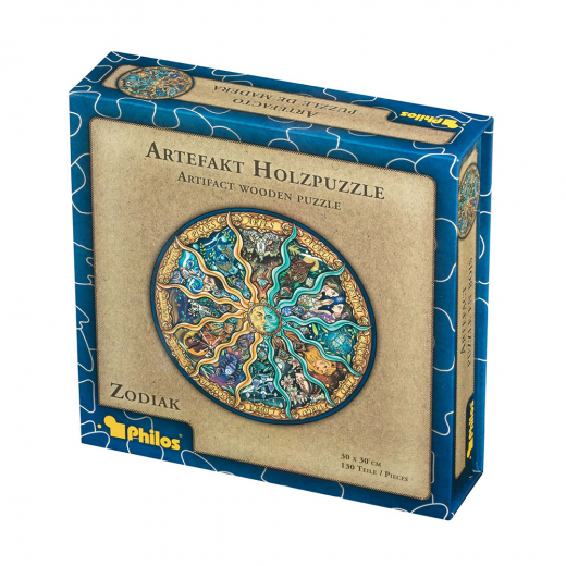Artefakt Wooden Puzzle - Zodiac 130 palaa ryhmässä PALAPELIT / Puinen palapeli @ Spelexperten (9026)