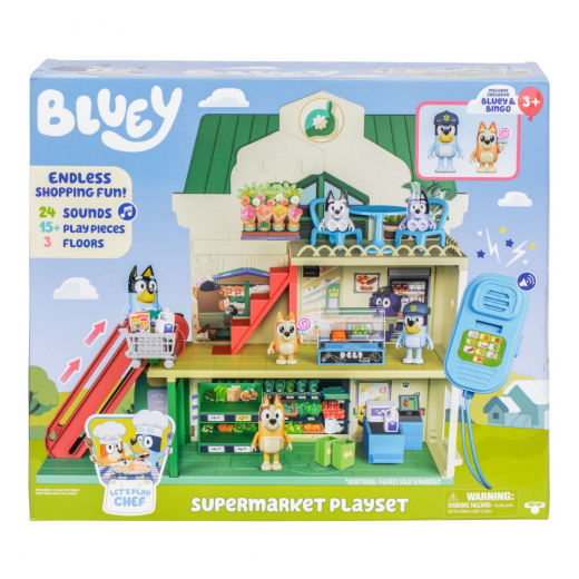 Bluey - Supermarket Playset ryhmässä LELUT / Figuurit ja leikkisarjat / Bluey @ Spelexperten (90328)
