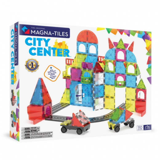 Magna-Tiles City Center 110 Pcs ryhmässä LELUT / Rakennuspalikat / Magna-Tiles @ Spelexperten (90364)