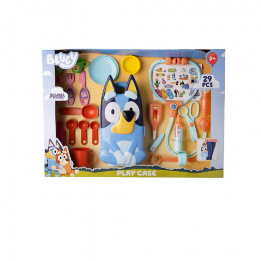 Bluey - Playset doctor & food 29pcs ryhmässä LELUT / Figuurit ja leikkisarjat / Bluey @ Spelexperten (90391)