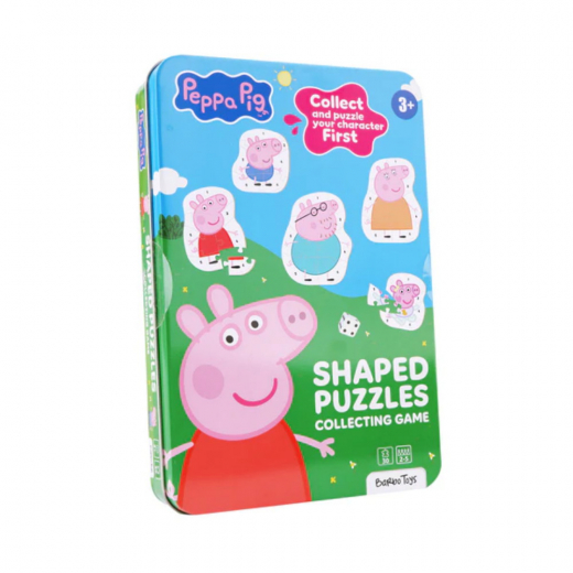 Peppa Pig - Puzzle Game In Tin Box ryhmässä SEURAPELIT / Lastenpelit @ Spelexperten (9043)