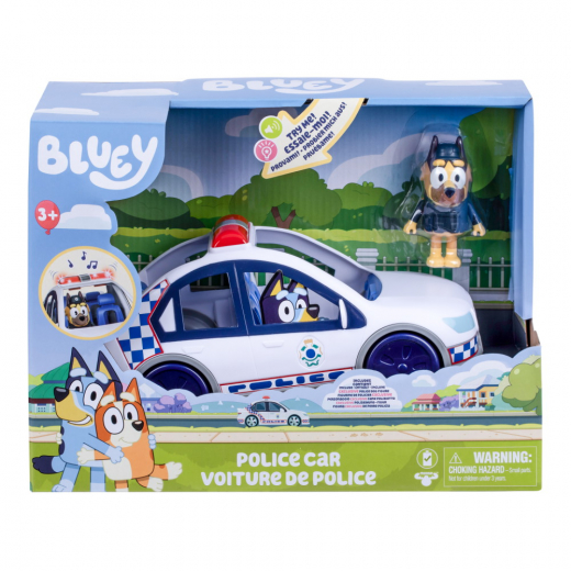 Bluey Police car  ryhmässä LELUT / Figuurit ja leikkisarjat / Bluey @ Spelexperten (90451)