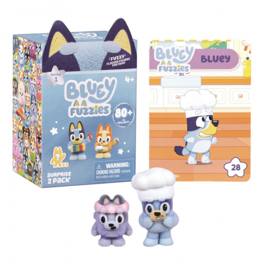 Bluey Fuzzies Suprise 2-pack ryhmässä LELUT / Figuurit ja leikkisarjat / Bluey @ Spelexperten (90452)