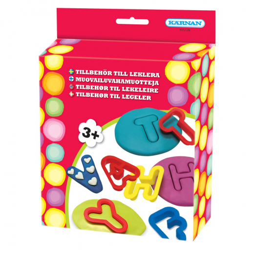 Muovailuvahan tarvikkeet: Kirjaimet ryhmässä LELUT / Luo & maalaa @ Spelexperten (915126)