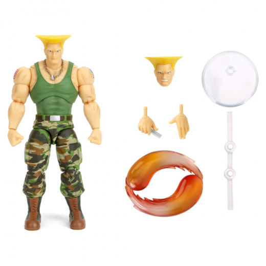 Street Fighter II Toimintahahmo Guile 15 cm ryhmässä UUTUUDET @ Spelexperten (9334689314R00)