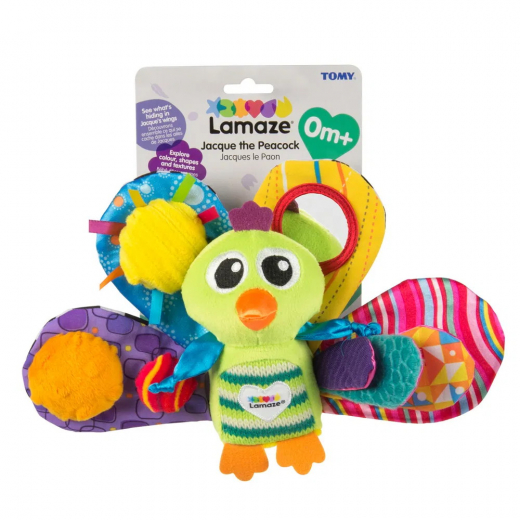 Lamaze - Jacques The Peacock ryhmässä LELUT / Lasten & vauvojen / Lasten ja vauvojen lelut @ Spelexperten (941-27013)