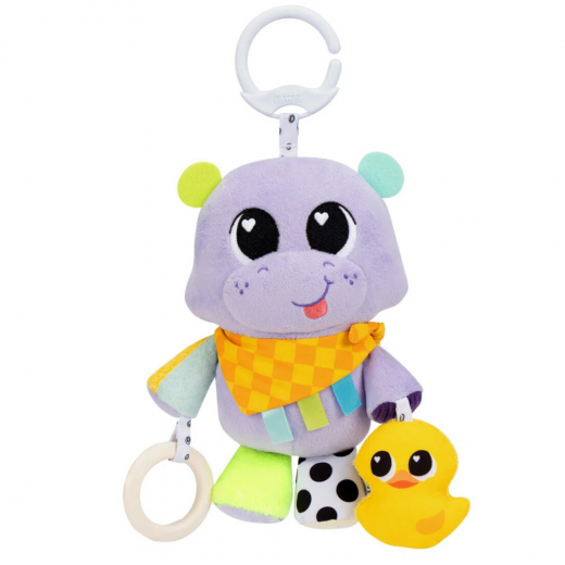 Lamaze - Hayley The Hippo Clip & Go ryhmässä LELUT / Lasten & vauvojen / Lasten ja vauvojen lelut @ Spelexperten (941-27667)