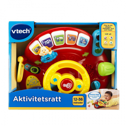 Vtech Baby Activity Wheel ryhmässä LELUT / Lasten & vauvojen @ Spelexperten (950-166621)
