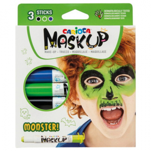 CARIOCA MASK UP Kasvoväri Monster ryhmässä LELUT / Roolipeli / Pukeutuminen @ Spelexperten (950054)