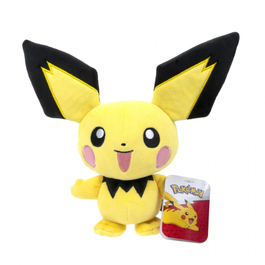 Pokémon Plush Pichu 20 cm ryhmässä  @ Spelexperten (95244-PG)