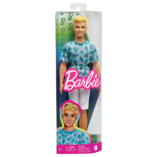 Barbie Fashionista - Ken Blue Shirt ryhmässä LELUT / Barbie @ Spelexperten (960-2318)