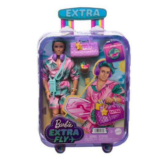 Barbie Extra Doll Ken Beach ryhmässä LELUT / Barbie @ Spelexperten (960-2345)