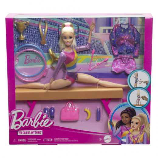 Barbie Career Gymnastics Playset ryhmässä LELUT / Barbie @ Spelexperten (960-2406)