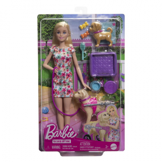 Barbie Walk and Wheel Pet Playset ryhmässä LELUT / Barbie @ Spelexperten (960-2419)