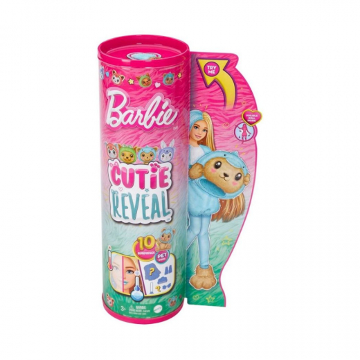 Barbie Cutie Reveal Costume Teddy Dolphin ryhmässä LELUT / Barbie @ Spelexperten (960-2428)