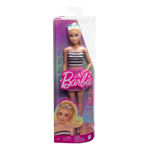 Barbie Fashionista Doll - B&W Classic Dress ryhmässä LELUT / Barbie @ Spelexperten (960-2431)