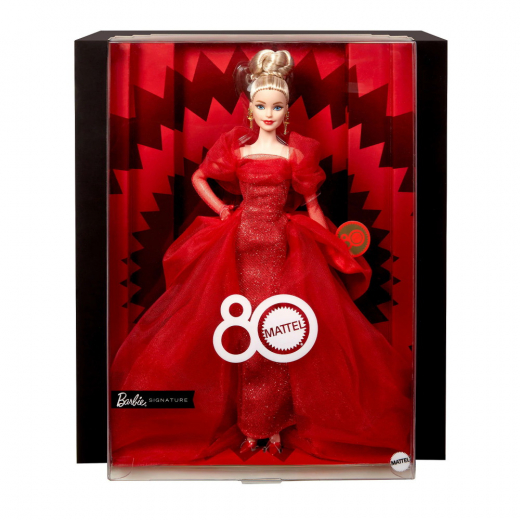 Barbie Mattel 80th Anniversary ryhmässä LELUT / Barbie / Barbie Signatur @ Spelexperten (960-2572)