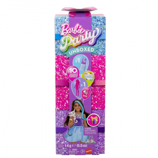 Barbie - Party Unboxed Purple Petite ryhmässä LELUT / Barbie @ Spelexperten (960-2580)