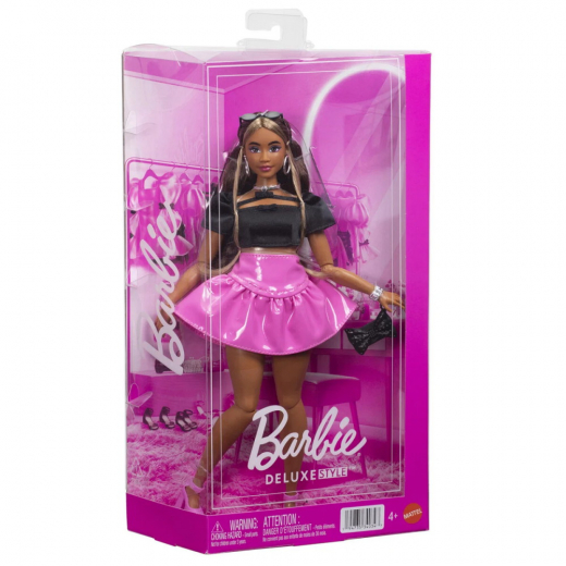 Barbie Deluxe Style - Black Top, Pink Skirt ryhmässä LELUT / Barbie / Barbie Deluxe Style @ Spelexperten (960-2664)
