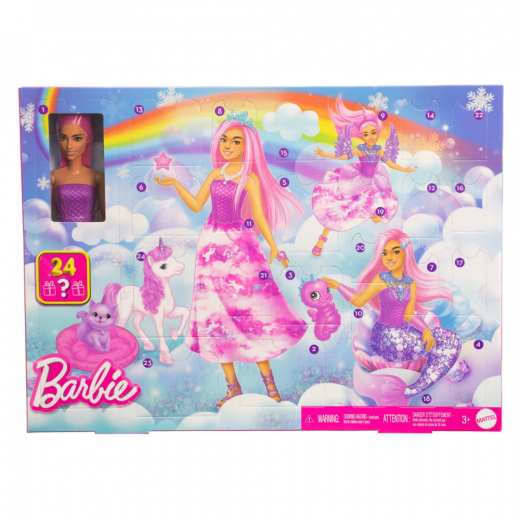 Barbie-joulukalenteri 2025 ryhmässä LELUT / Joulukalenterit @ Spelexperten (960-9125)