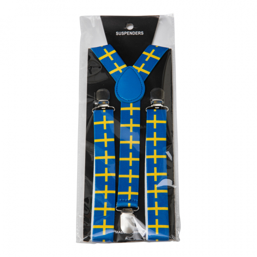 Hängslen - Heja Sverige ryhmässä ULKOPELIT / Jalkapallo / Supporter Products / Sweden @ Spelexperten (96415)