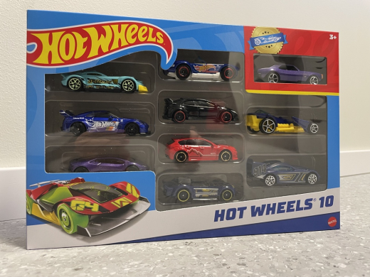 Hot Wheels 10-pack cars ryhmässä LELUT / Leluajoneuvot / Hot Wheels @ Spelexperten (965-0118)