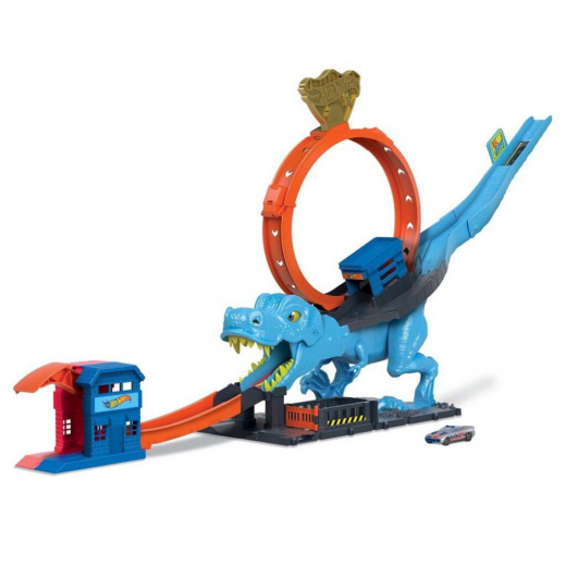 Hot Wheels City T-Rex Chomp Down ryhmässä  @ Spelexperten (965-0216)