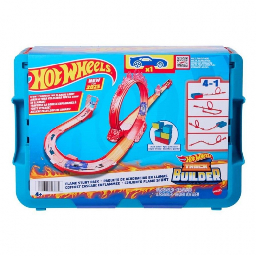 Hot Wheels Track Builder Flame Stunt Pack ryhmässä  @ Spelexperten (965-0219)