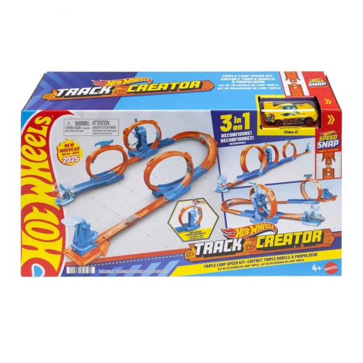 Hot Wheels Triple Loop Speed Kit ryhmässä LELUT / Leluajoneuvot / Hot Wheels @ Spelexperten (965-2554)