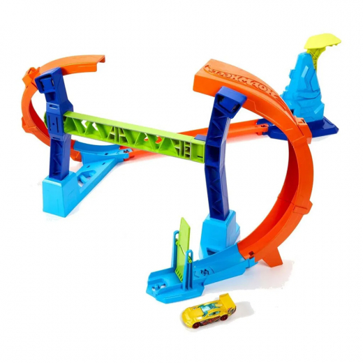 Hot Wheels Stunt Tracks Corkscrew Jump Champion ryhmässä UUTUUDET @ Spelexperten (965-2559)
