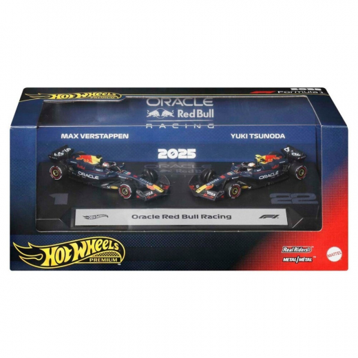 Hot Wheels Autosetti Oracle Red Bull 2-pack ryhmässä LELUT / Leluajoneuvot / Hot Wheels @ Spelexperten (965-2619)