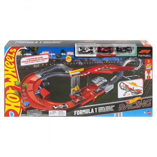 Hot Wheels Autorata F1 Racing Track ryhmässä LELUT / Leluajoneuvot / Hot Wheels @ Spelexperten (965-2654)