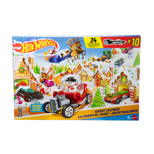 Hot Wheels Basics Advent Calendar 2025 ryhmässä LELUT / Joulukalenterit @ Spelexperten (965-9025)
